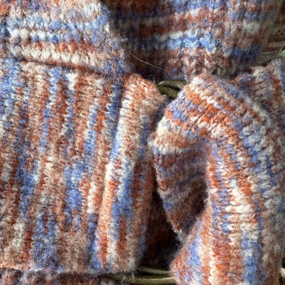 Nine West Multicolor Knit Cardigan- adjustable loose belt - Picture 4 of 16